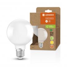 Ledvance E27 Besonders Effiziente LED Kugellampe Globe 95 Classic 3,8W wie 60W 3000K warmweißes Licht